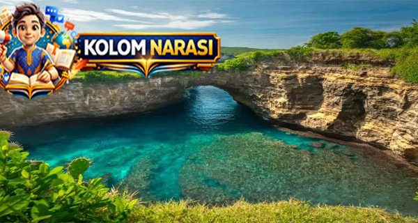 Pengamanan Objek Wisata Broken Beach oleh Polsek Nusa Penida