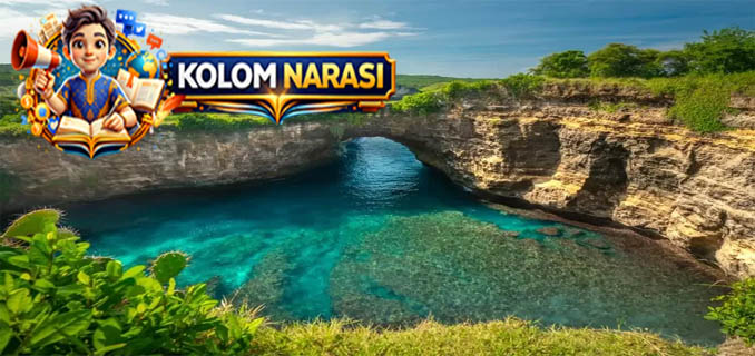 Pengamanan Objek Wisata Broken Beach oleh Polsek Nusa Penida
