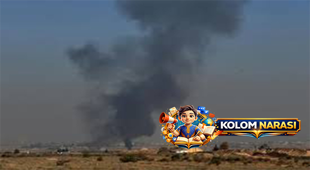 Serangan Rudal ke Israel Tengah Picu Kepulan Asap di Berbagai Titik